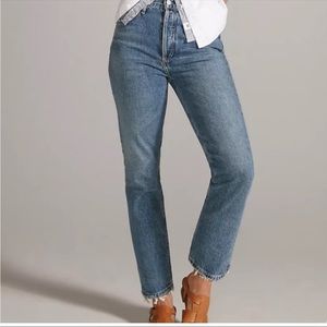 AGolde Riley High Rise Crop - Worn Once Like New Size 27